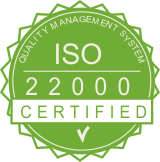ISO 22000 badge